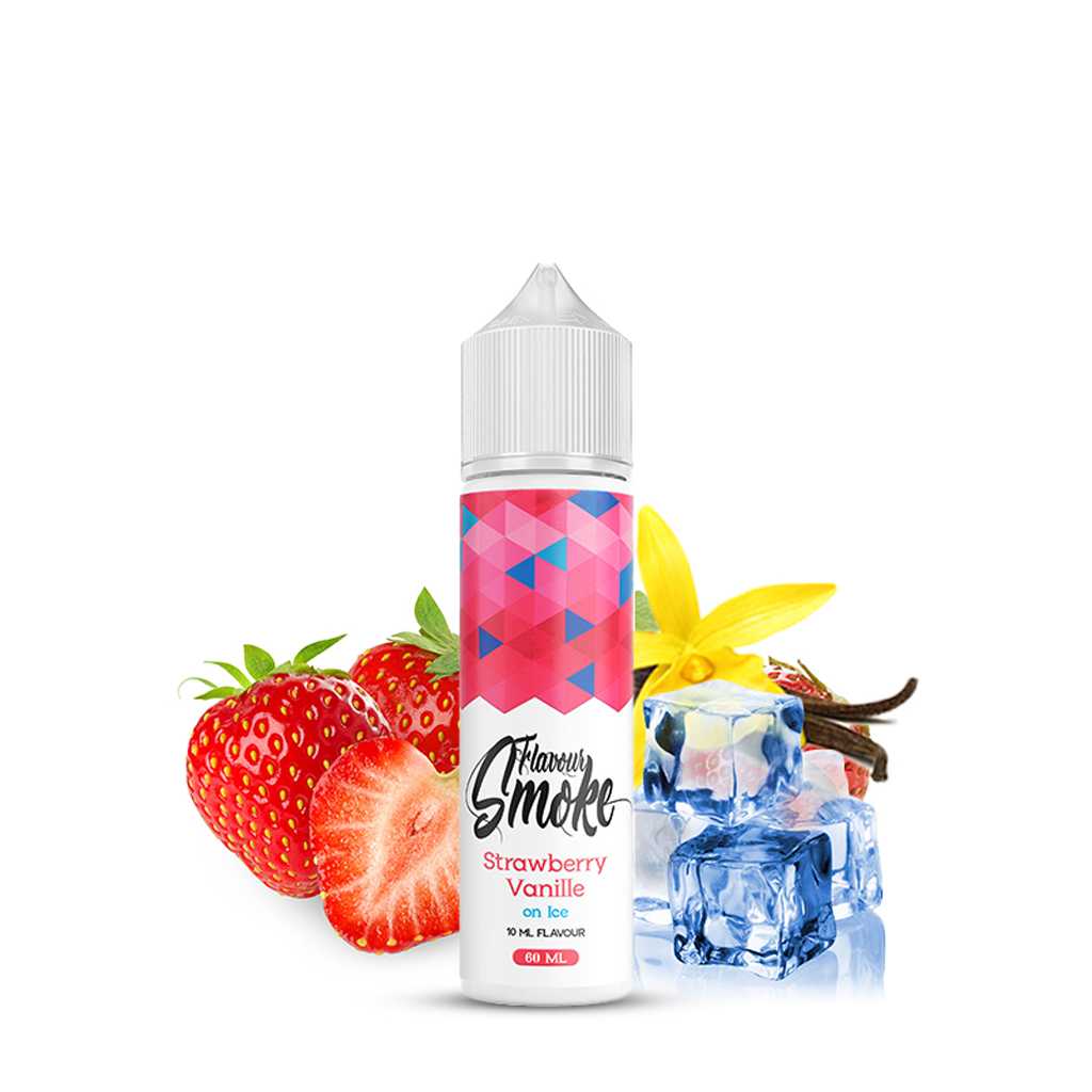 Flavour Smoke Strawberry Vanille on Ice - Q Vapehouse Online SI